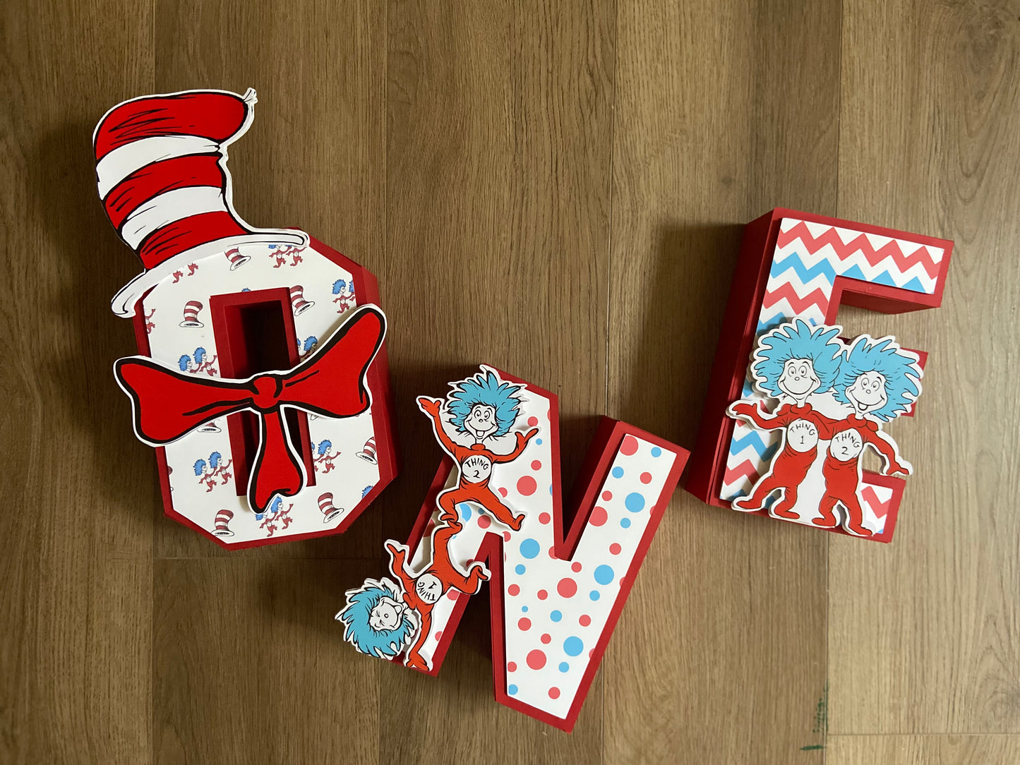 Dr. Suess 3D letters