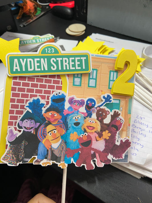 Sesame Street Cake Topper