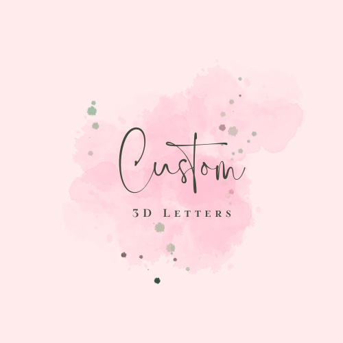 Custom 3D Letters
