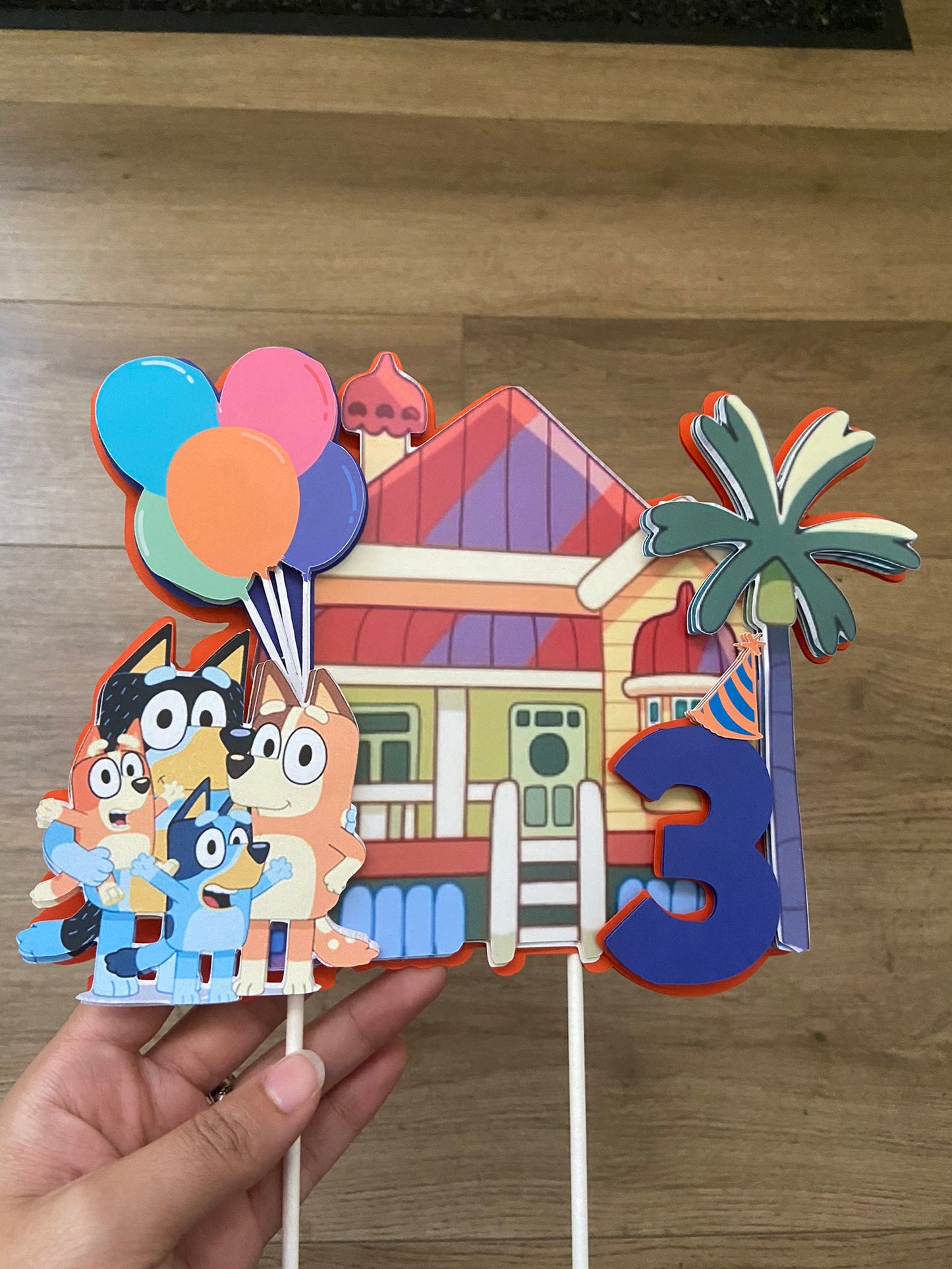 Bluey Cake Topper