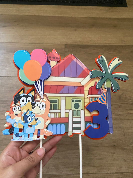Bluey Cake Topper