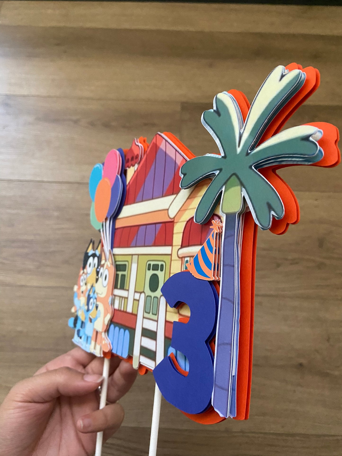 Bluey Cake Topper