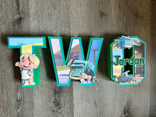 Trash Truck 3D letters
