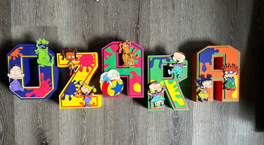 Rugrat 3D letters